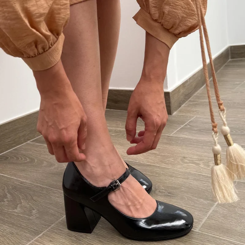 Merceditas Corina Tacón M5760 Negro