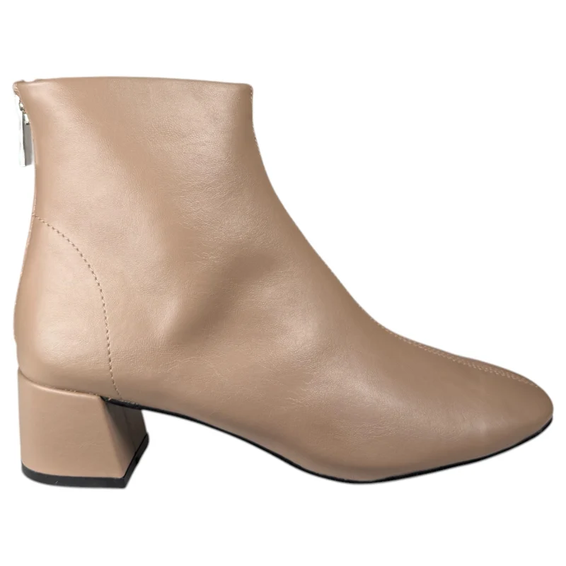 Botines Corina Cremallera Trasera M5870 Taupe