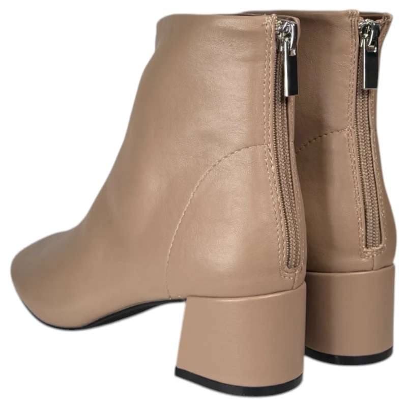 Botines Corina Cremallera Trasera M5870 Taupe