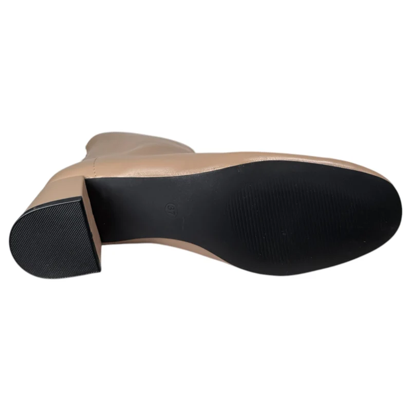 Botines Corina Cremallera Trasera M5870 Taupe