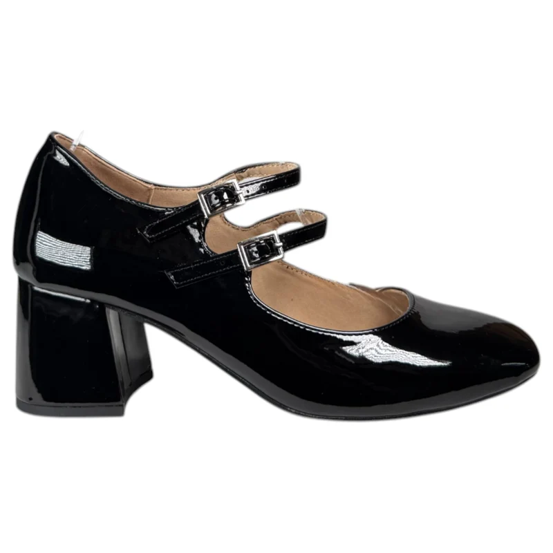 Zapatos Corina Tacón Hebillas M5755 Negro