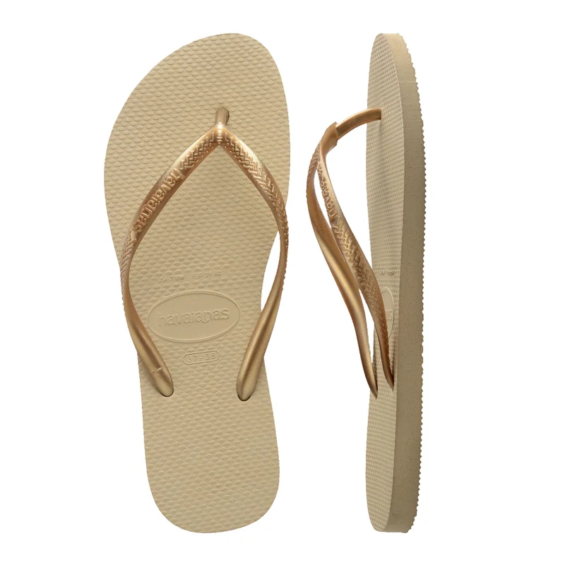 Chancla dorada SLIM Havaianas
