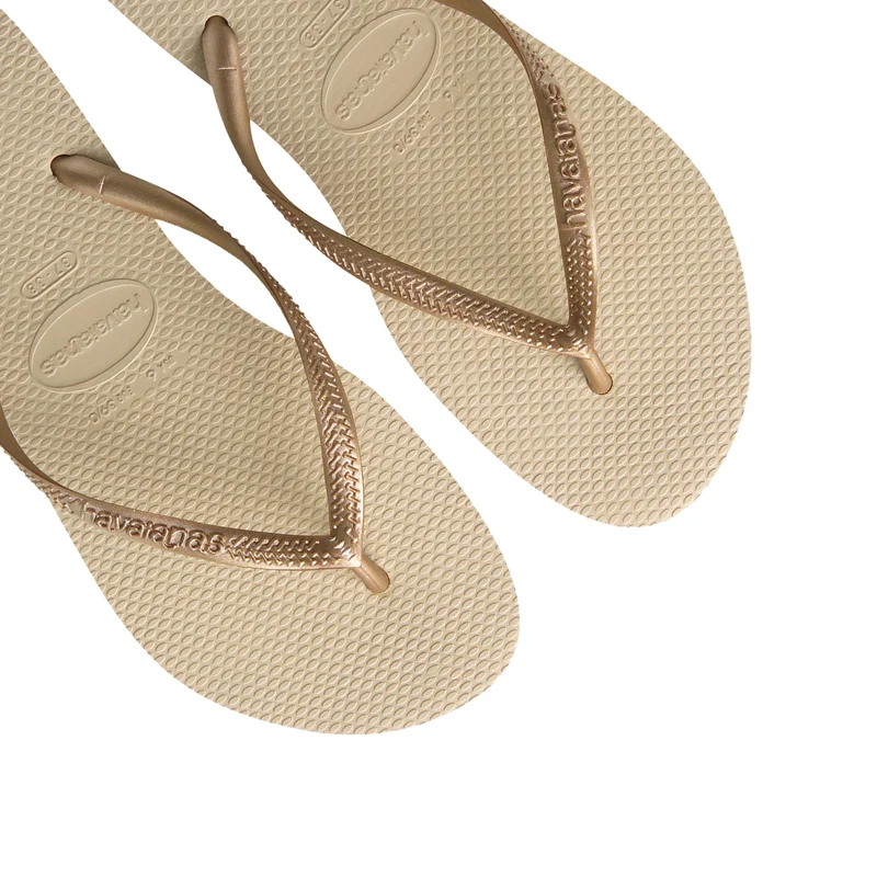 Chancla dorada SLIM Havaianas