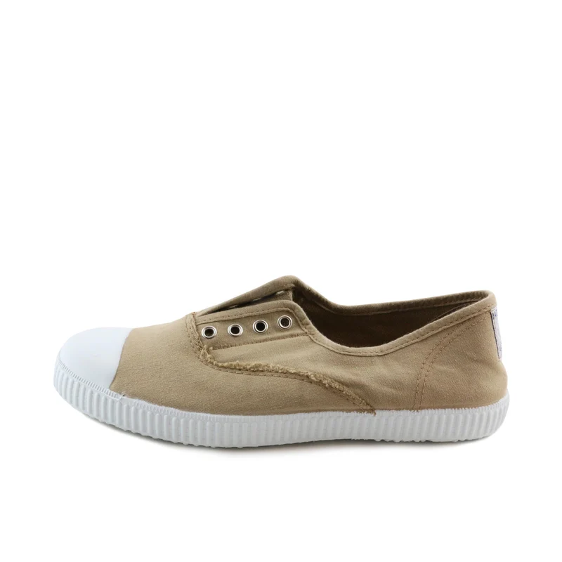 Zapatilla beige oscuro 88088 La Cadena