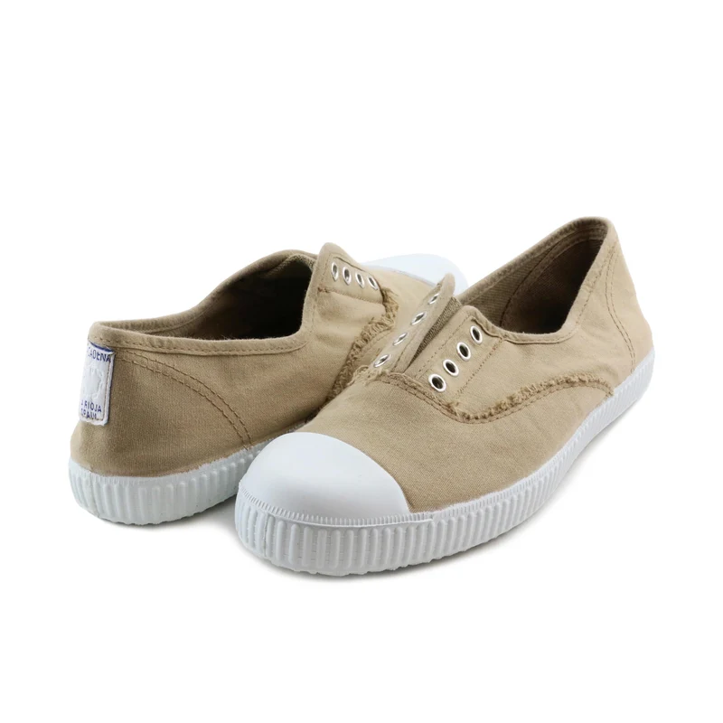 Zapatilla beige oscuro 88088 La Cadena