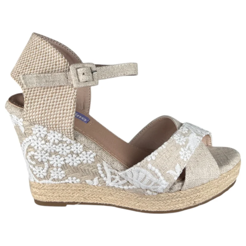 Alpargatas de Novia Mandarina Amelia Blanco