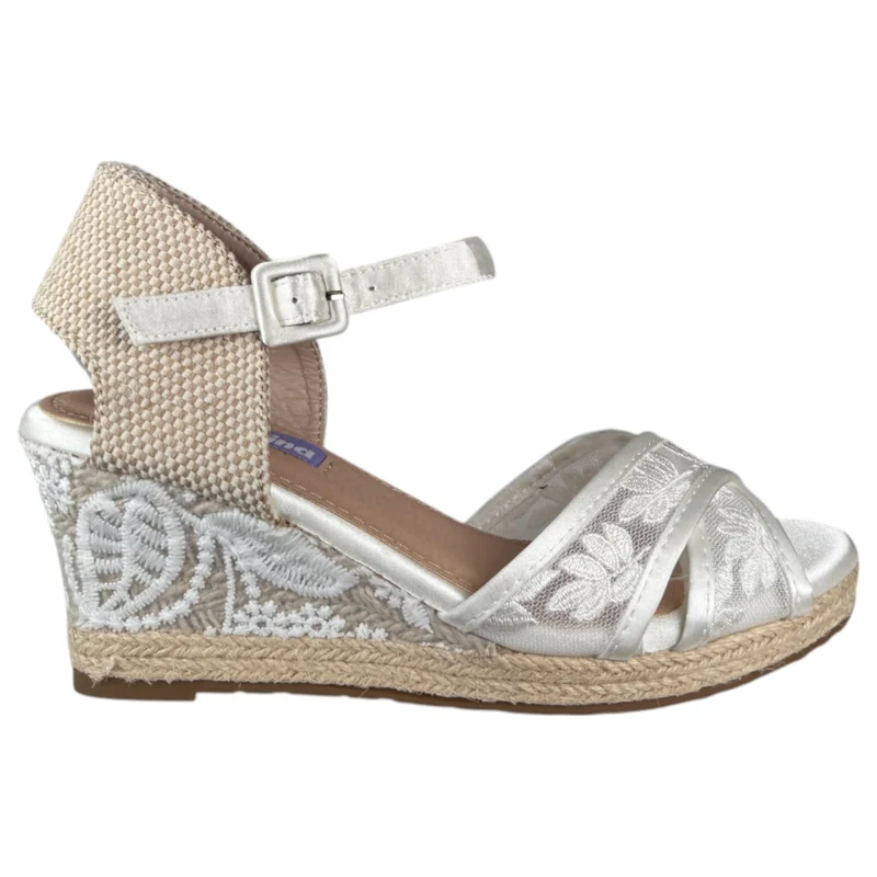 Alpargatas de Novia Mandarina Sherisse Blanco