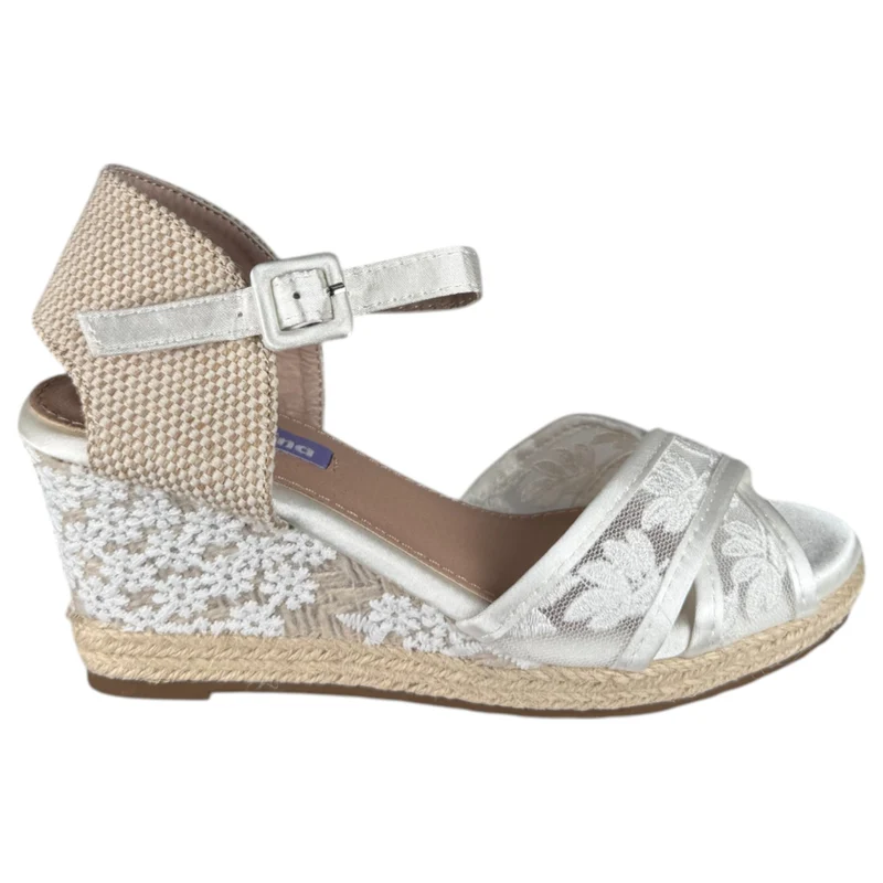 Alpargatas de Novia Mandarina Sherisse Blanco