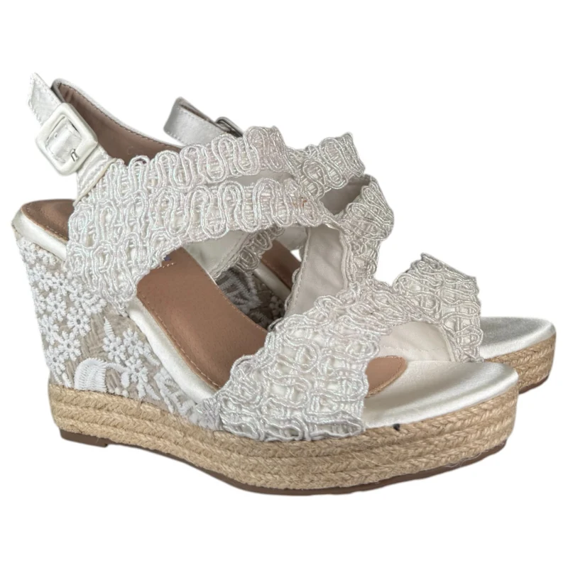 Sandalias de Novia Mandarina Gala Blanco