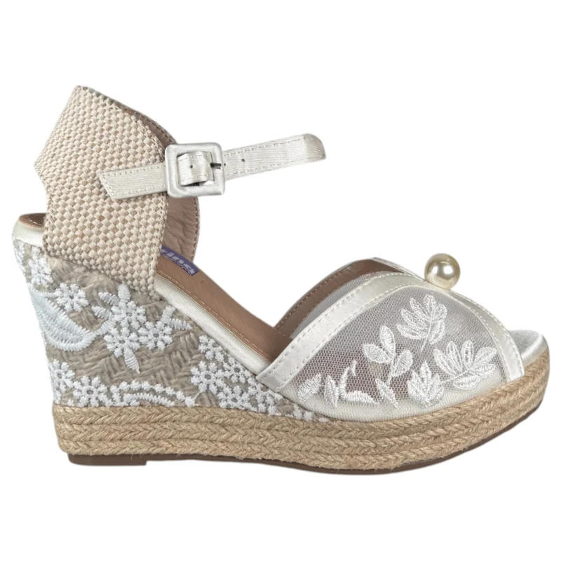 Alpargatas de Novia Mandarina Jessica Blanco