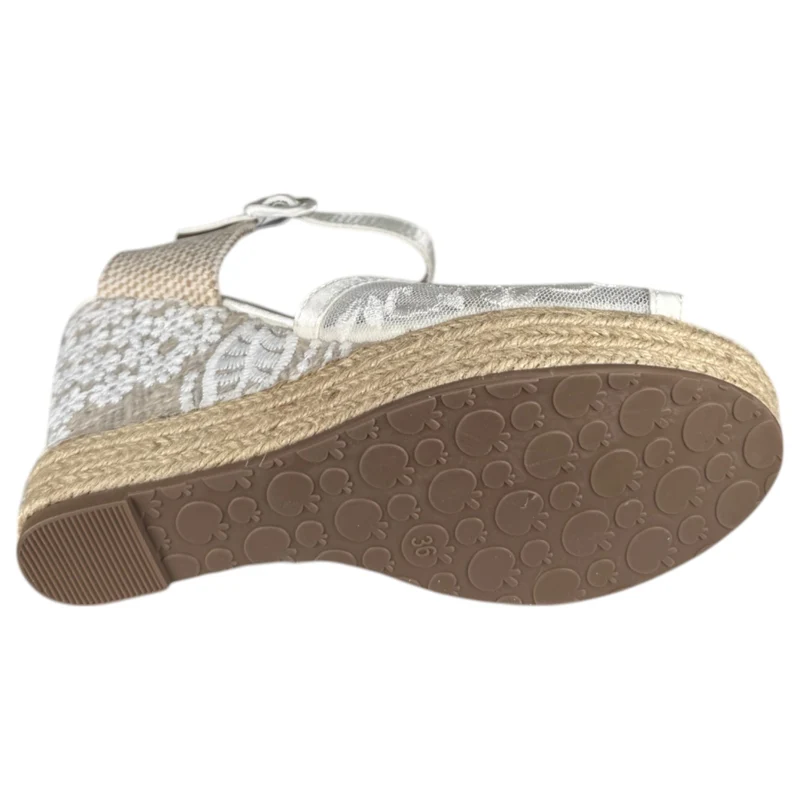 Alpargatas de Novia Mandarina Jessica Blanco