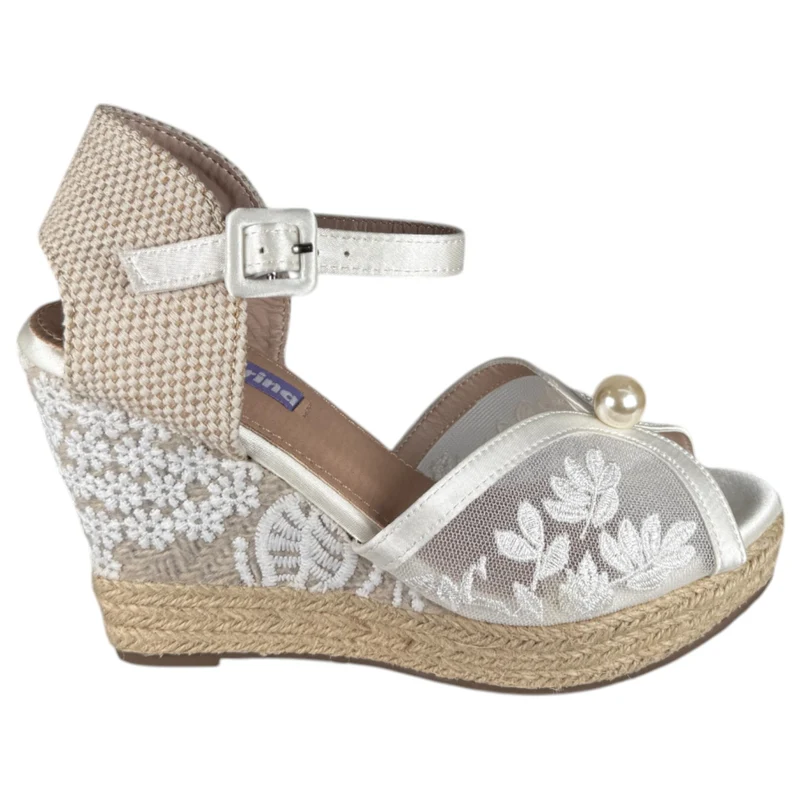 Alpargatas de Novia Mandarina Jessica Blanco