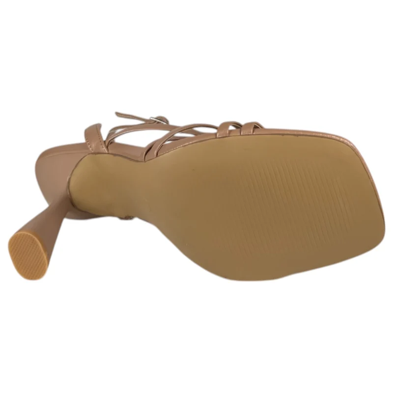 Sandalias de Tacón Tiras Corina M3266 Nude