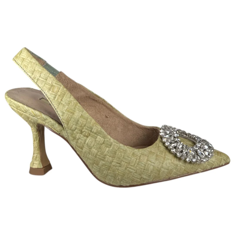 Zapatos Corina Rafia Joya M3185 Verde