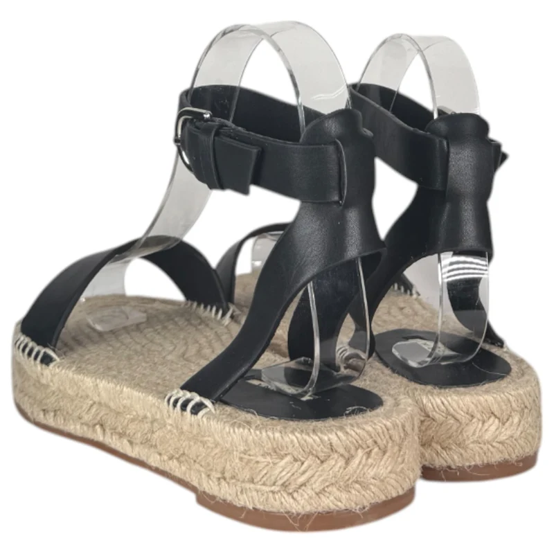 Sandalias Corina Plataforma Tira M4400 Negro