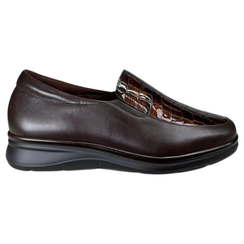 Zapatos Pitillos Copete Coco 11503 Marrón