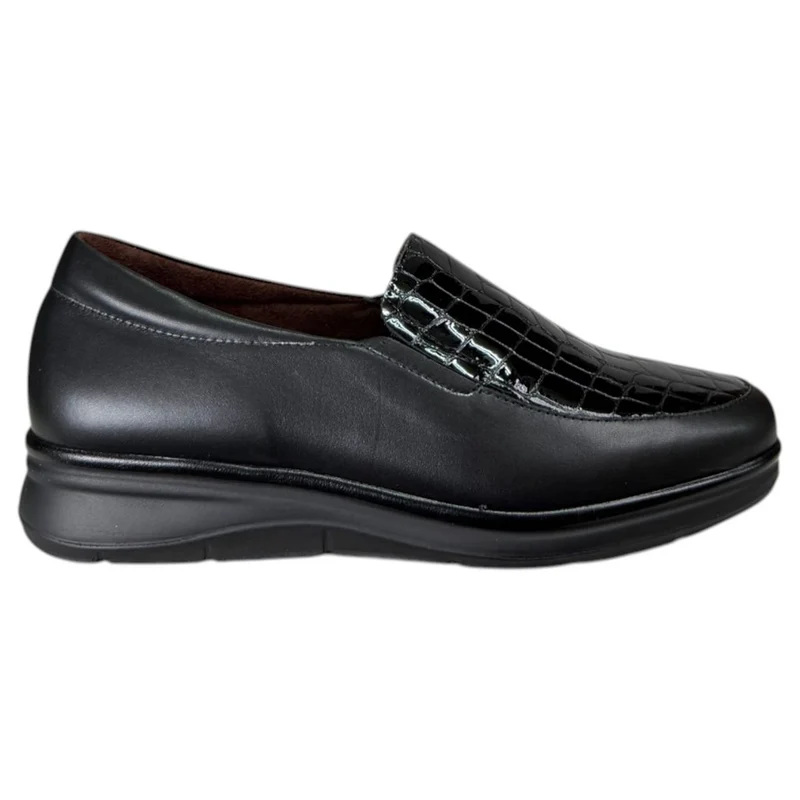 Zapatos Pitillos Copete Coco 11503 Negro