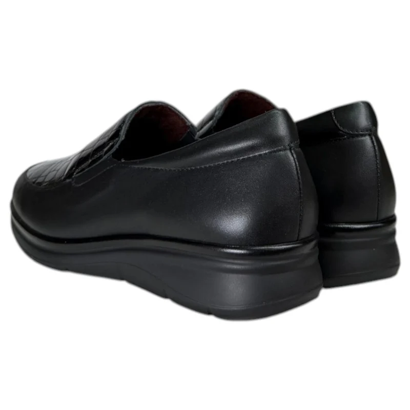 Zapatos Pitillos Copete Coco 11503 Negro