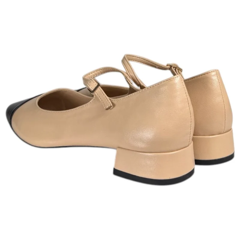 Bailarinas Corina Tacón Bajo M5270 Nude Negro