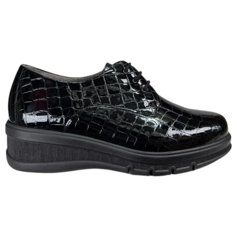 Zapatos Pitillos Blúcher Coco 11542 Negro