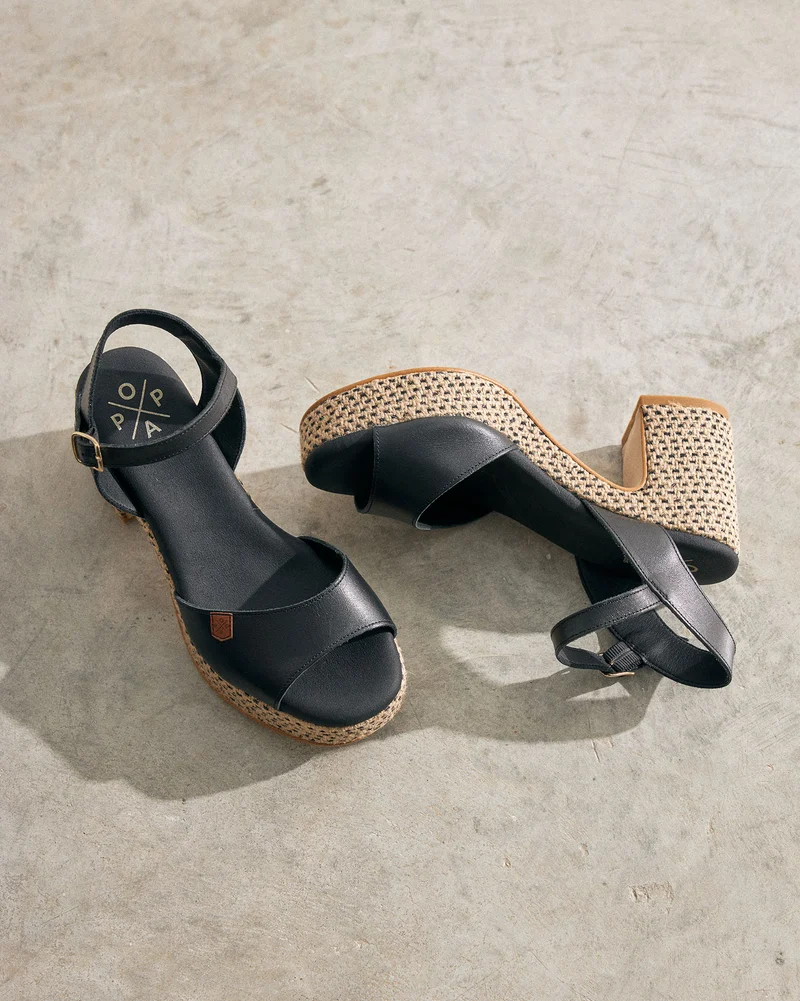 Sandalia Daira Piel Negro
