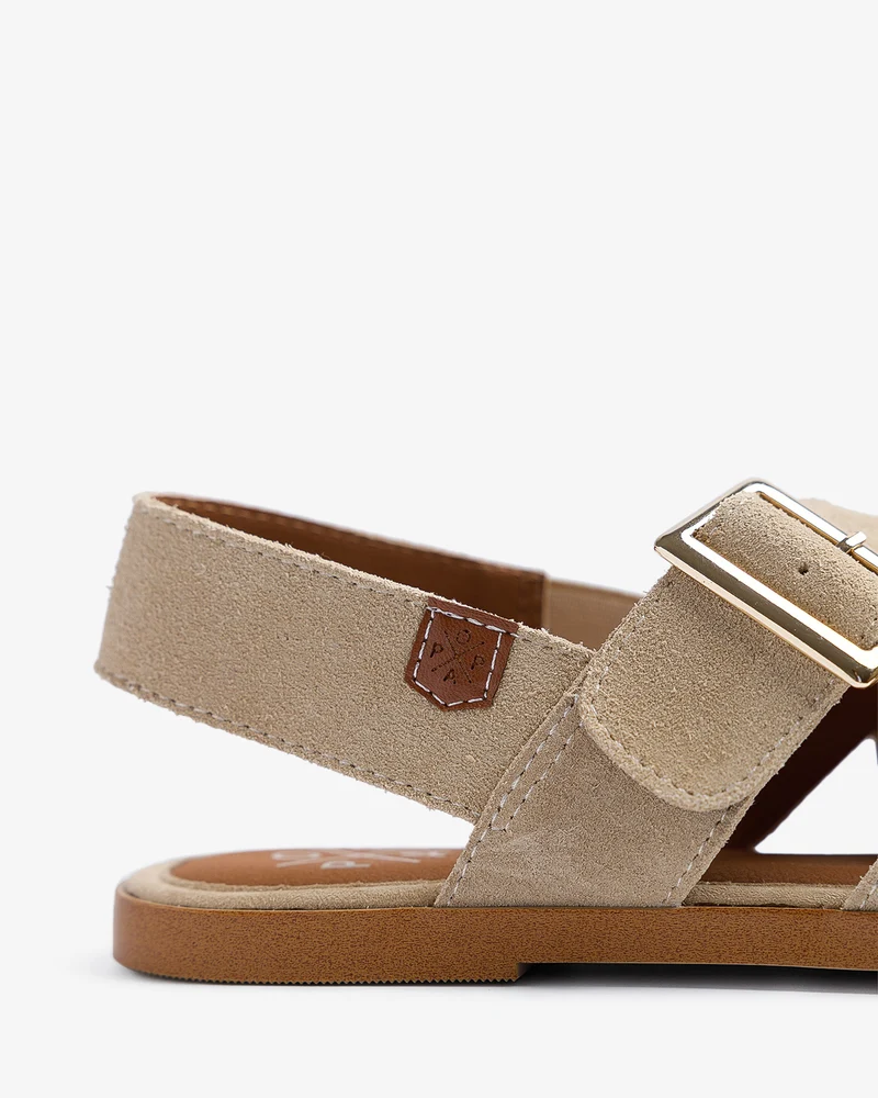 Sandalia Mirissa Serraje Beige