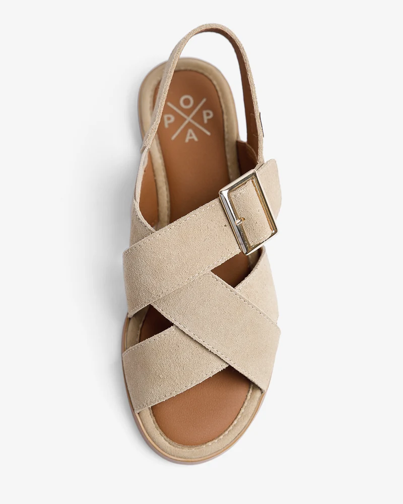 Sandalia Mirissa Serraje Beige