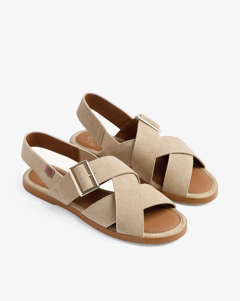 Sandalia Mirissa Serraje Beige