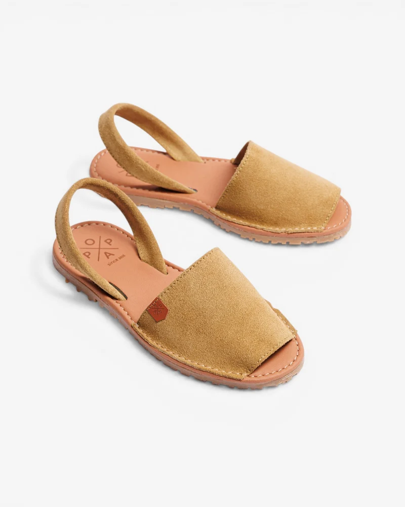 Menorquina Plana California Caballero Serraje Kaki