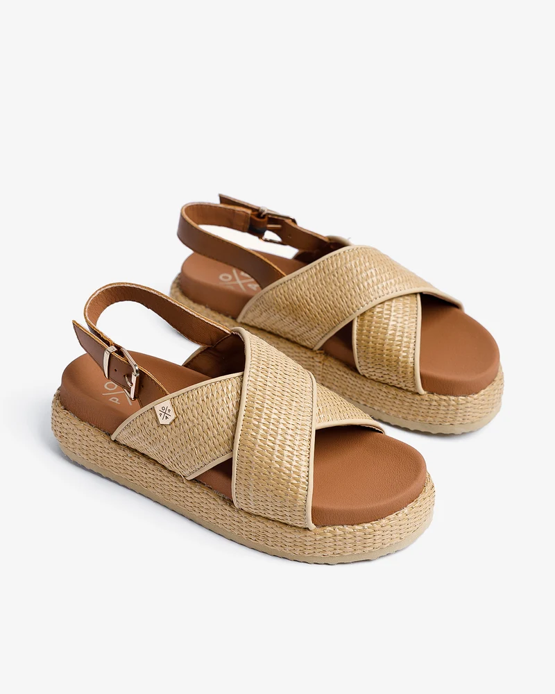 Sandalia Basset Beige