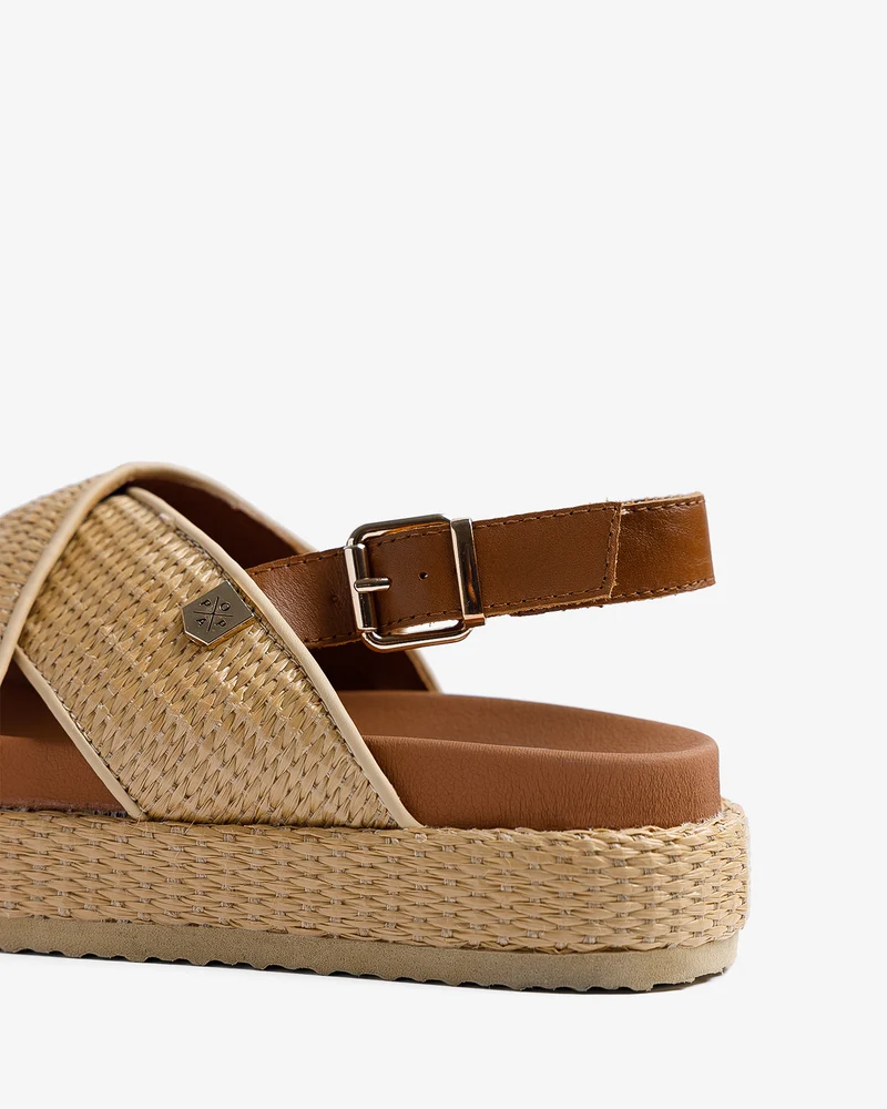 Sandalia Basset Beige