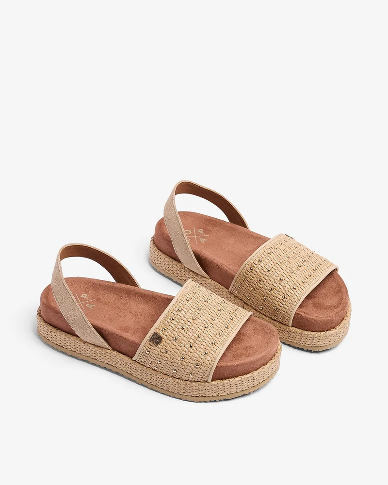 Menorquina Siona Rafia Beige