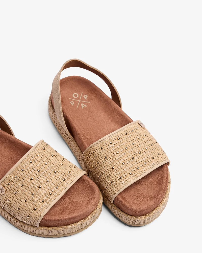 Menorquina Siona Rafia Beige