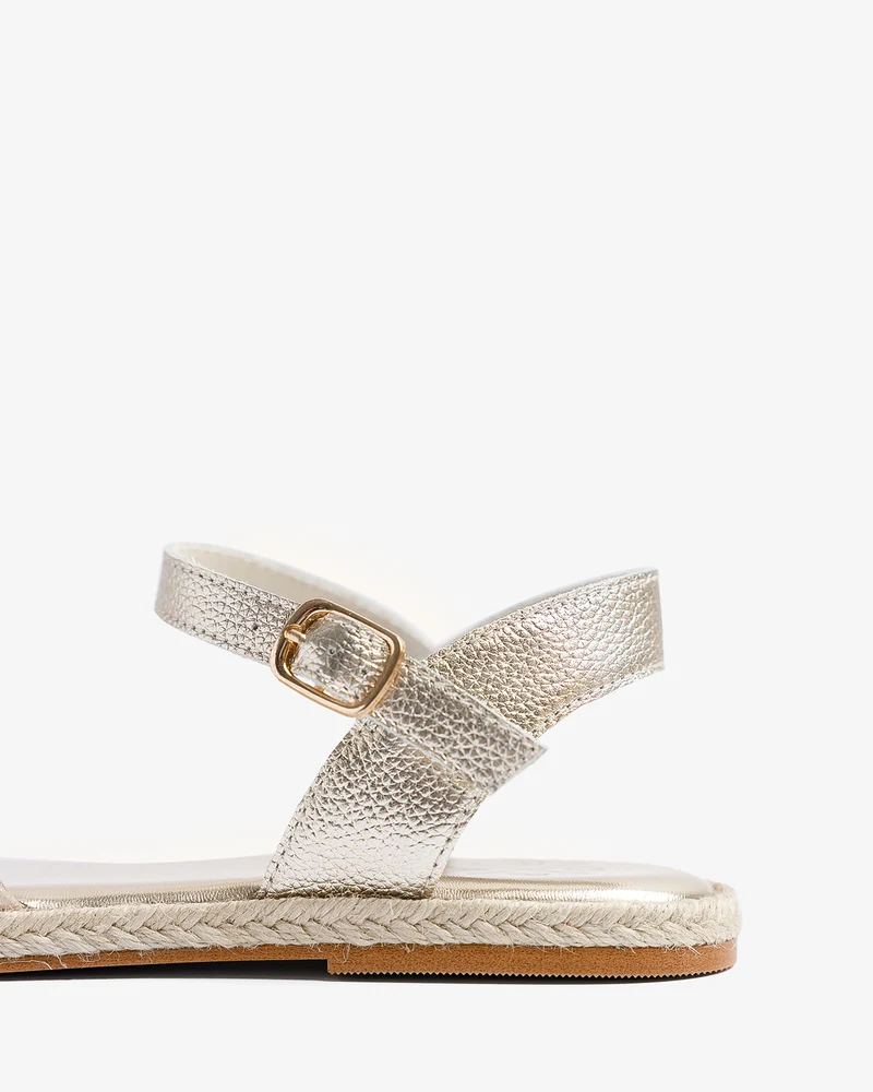 Sandalia Riazor Oro Yute
