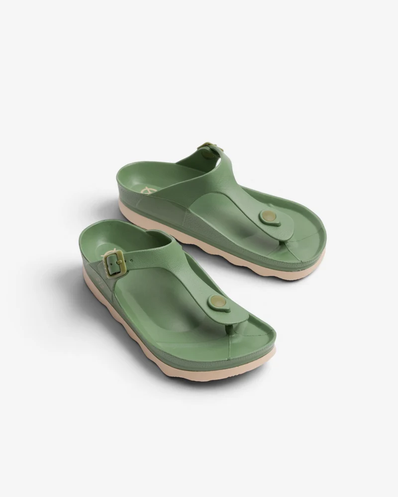Chanclas de Agua Mujer Aqua Praia Kaki