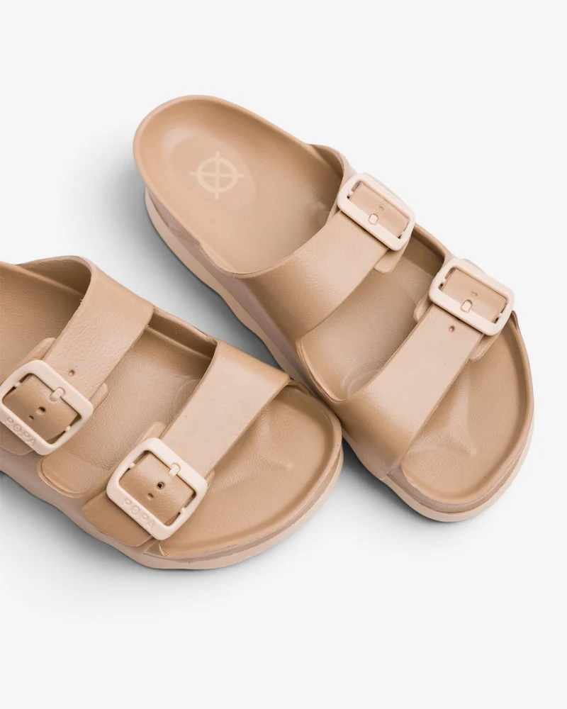 Chanclas de Agua Mujer Aqua Buye Marrón