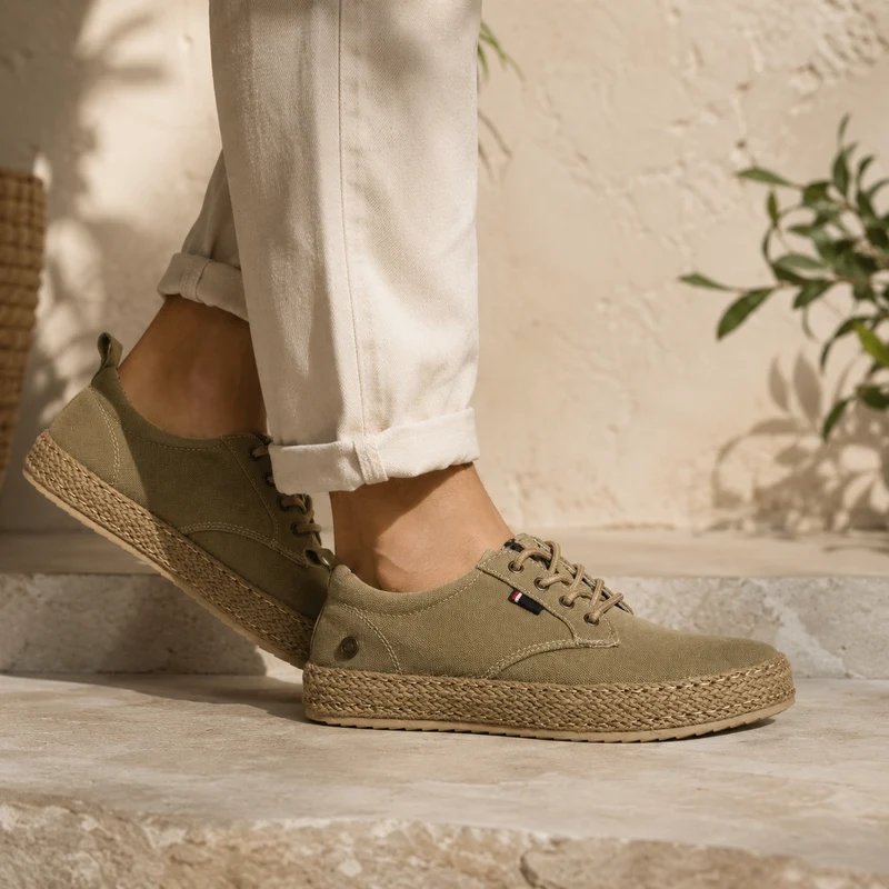 HOMBRE CASUAL TEXTIL TAUPE