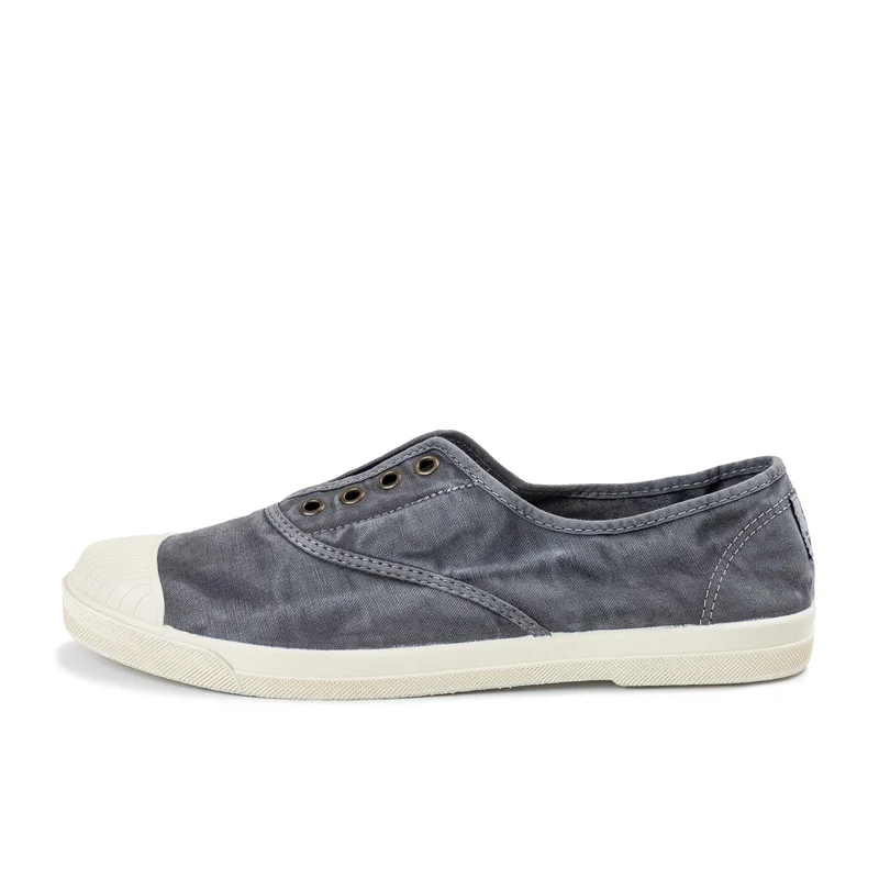 Zapatilla gris lavado LONA3102 Natural World