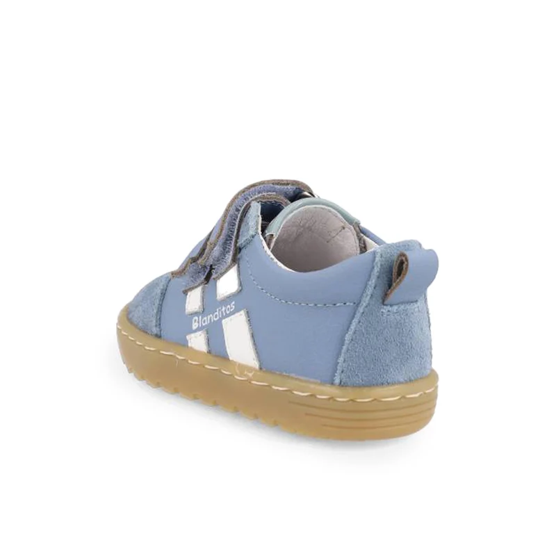 Deportiva barefoot celeste oscuro LISBOA Blanditos