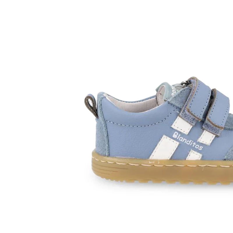 Deportiva barefoot celeste oscuro LISBOA Blanditos