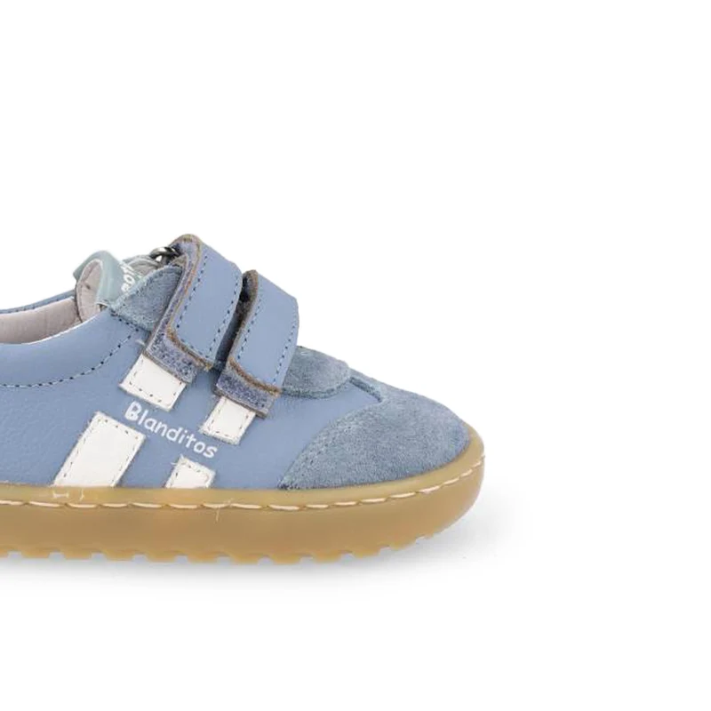 Deportiva barefoot celeste oscuro LISBOA Blanditos