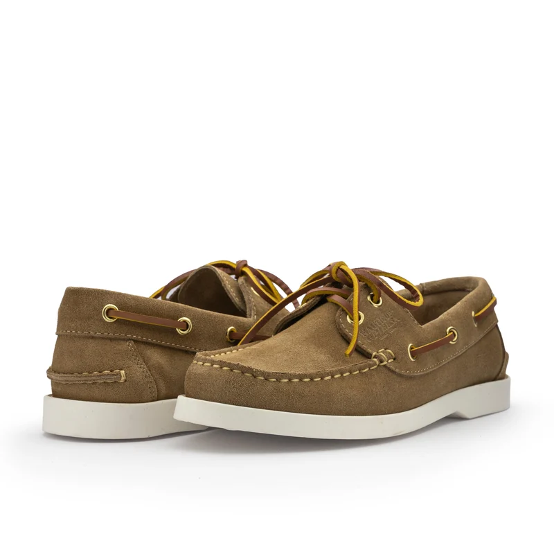 Náutico serraje beige LIGURIA Pielsa