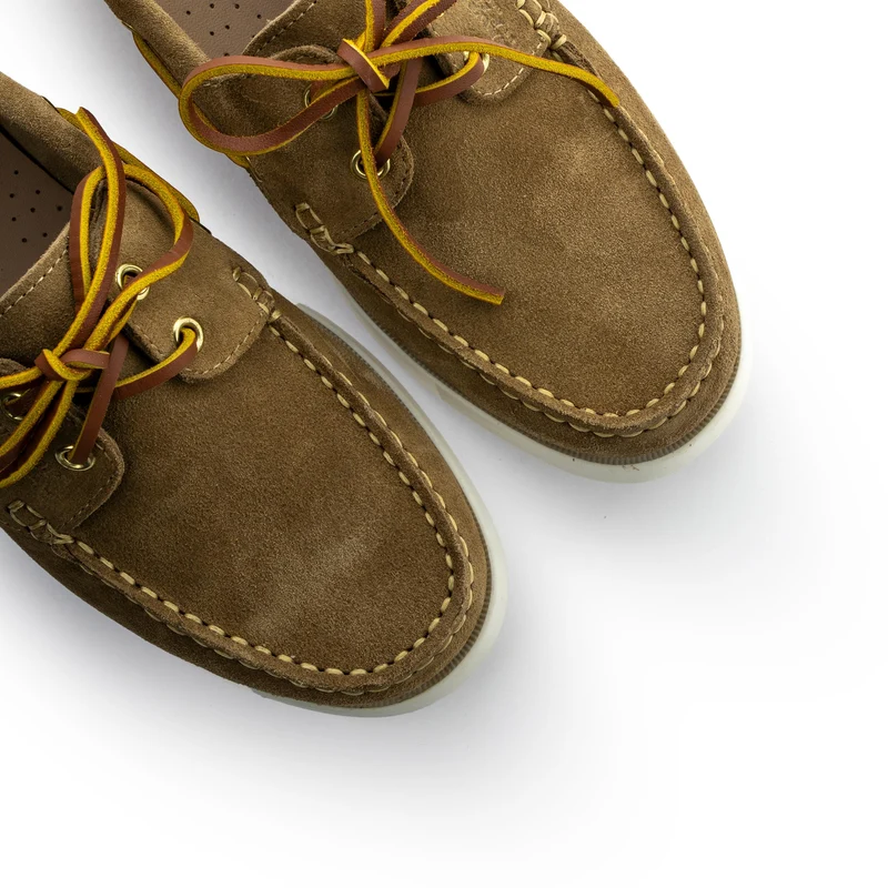 Náutico serraje beige LIGURIA Pielsa
