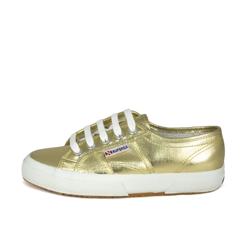 Zapatilla dorada 2750COTMETU Superga