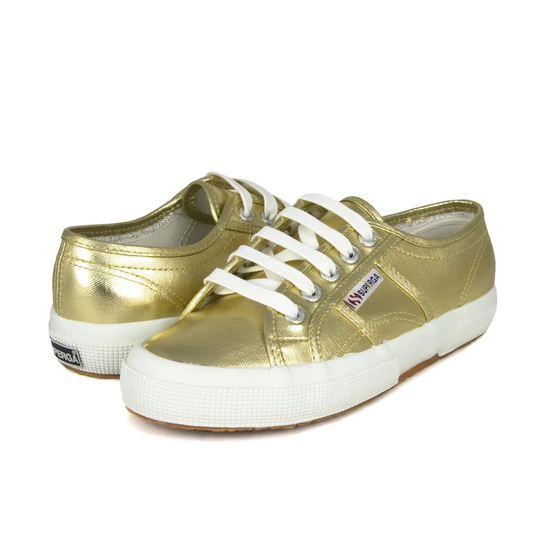 Zapatilla dorada 2750COTMETU Superga