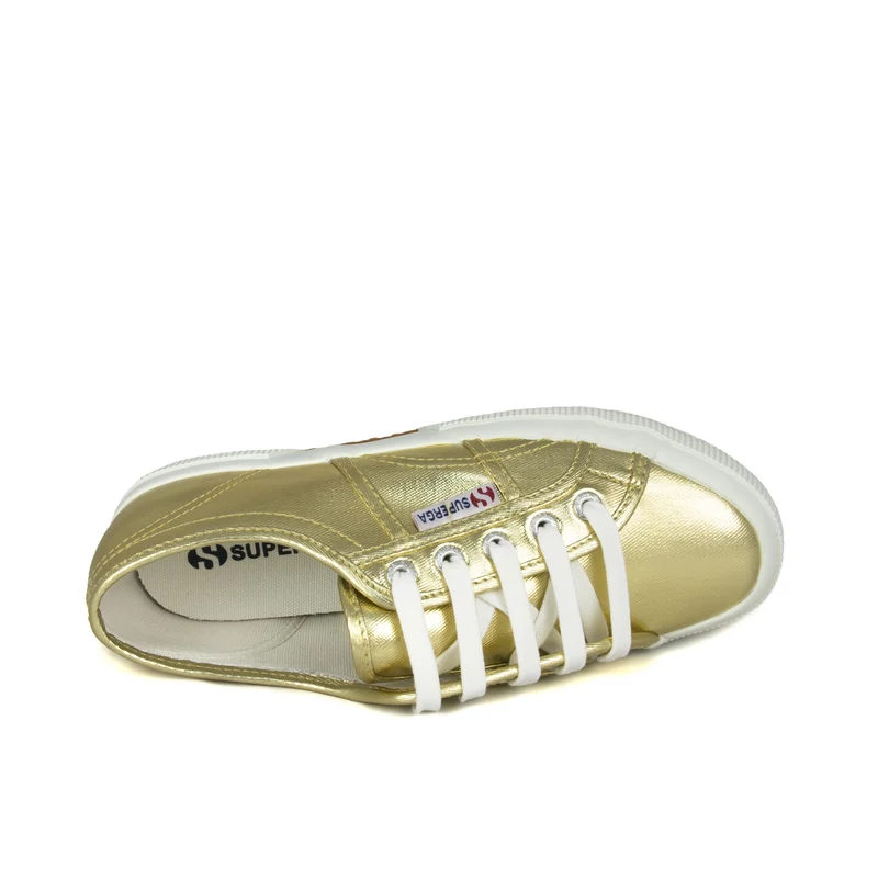 Zapatilla dorada 2750COTMETU Superga