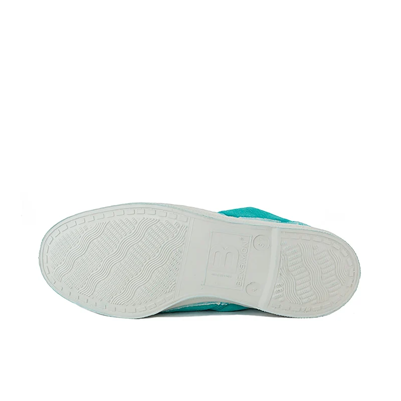 Zapatilla verde agua 15004 Bensimon