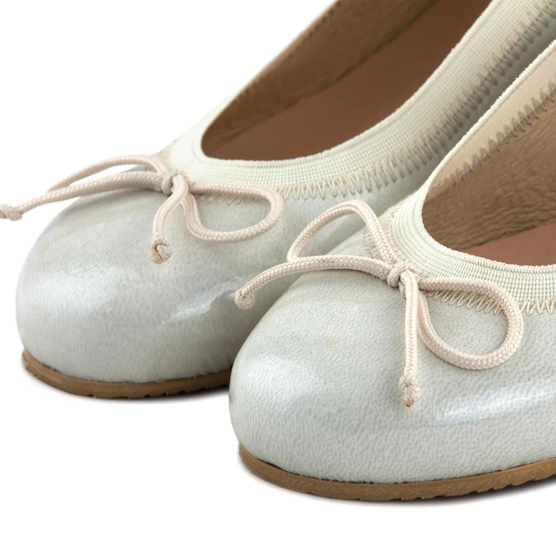 Bailarina charol offwhite ROLL-CH Jeromín