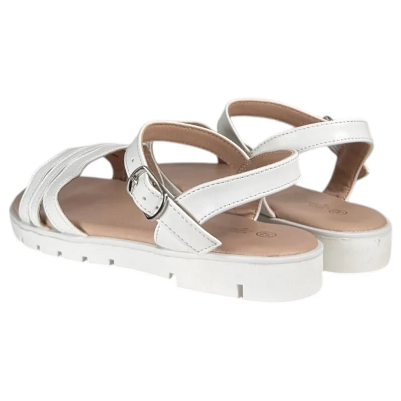 Sandalias Bubble Kids Tiras C1298 Blanco