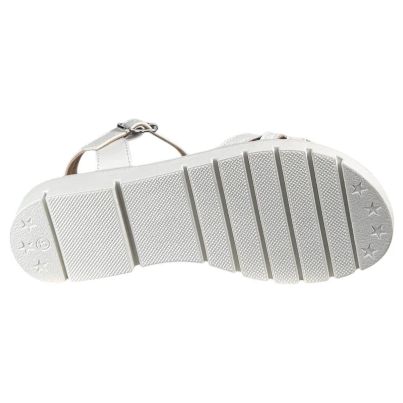 Sandalias Bubble Kids Tiras C1298 Blanco